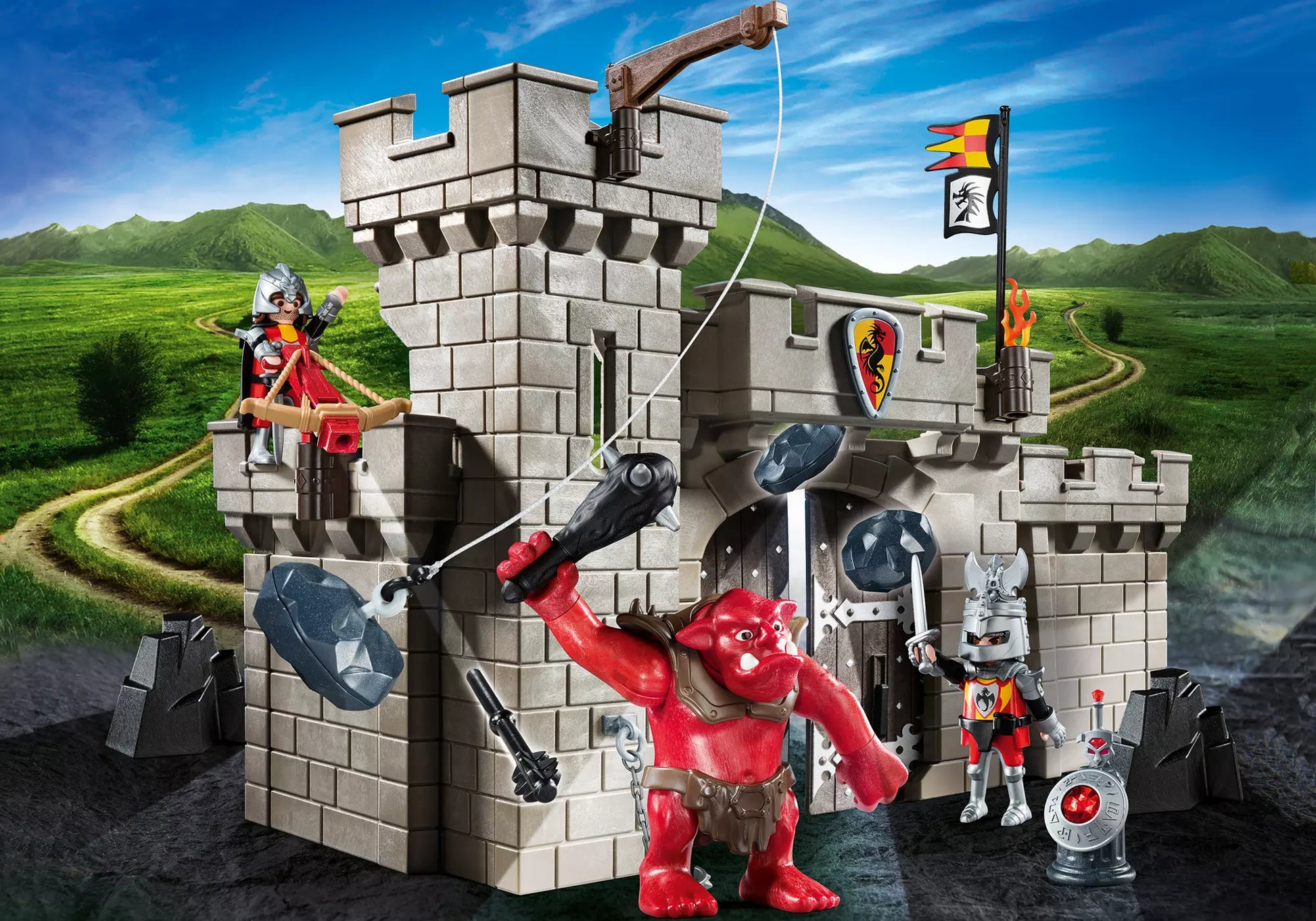 Playmobil 5670 Knights Zitadelle der Ritter mit Troll - plegobil