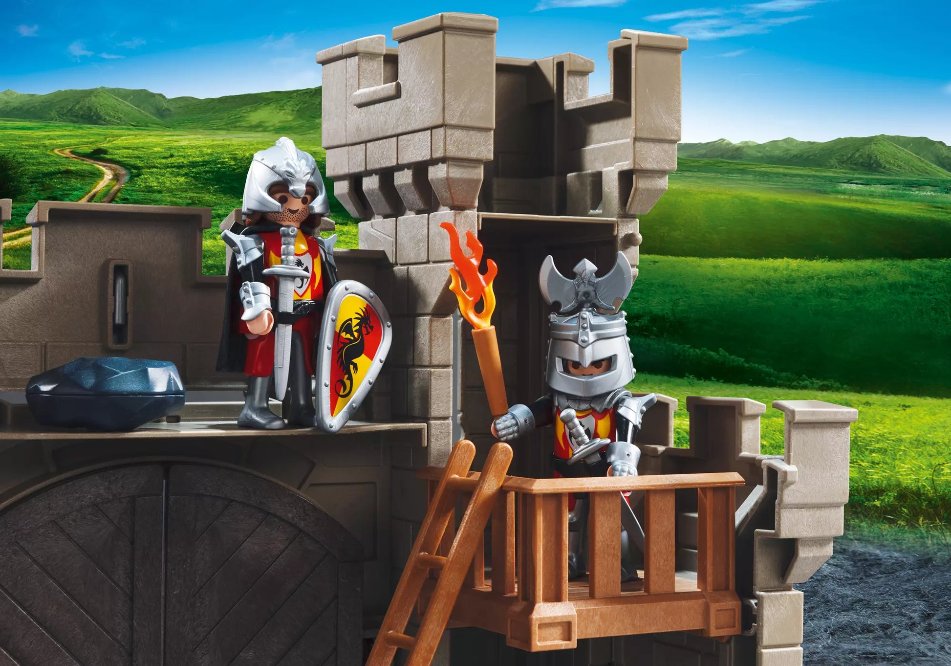 Playmobil 5670 Knights Zitadelle der Ritter mit Troll - plegobil