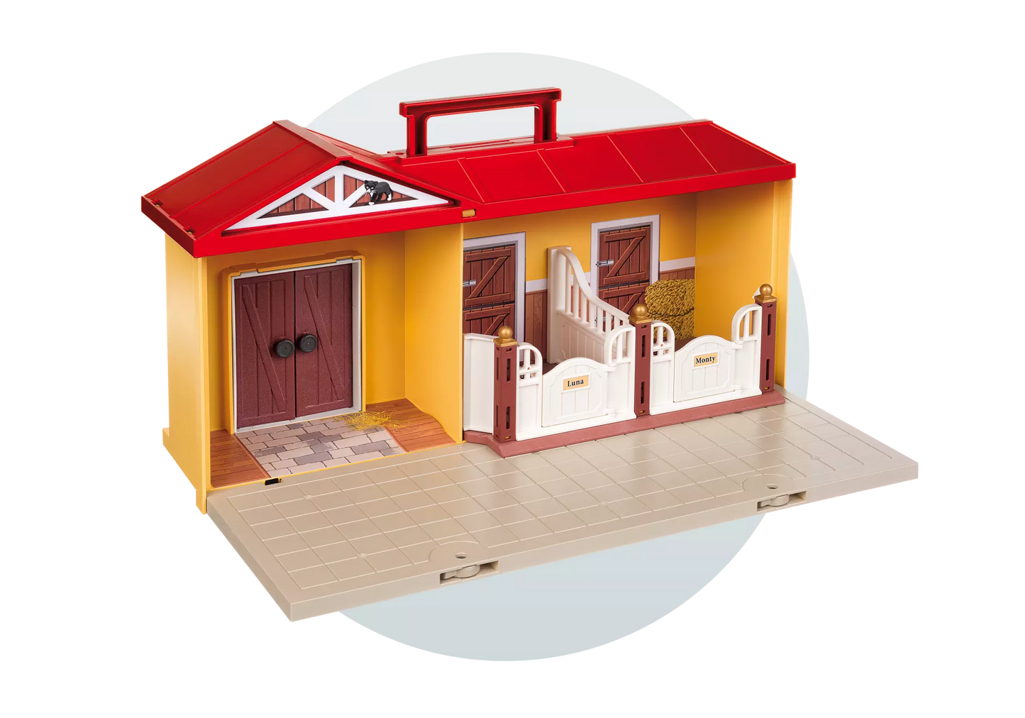 Playmobil 5671 Country Mein Mitnehm Pferdestall - plegobil