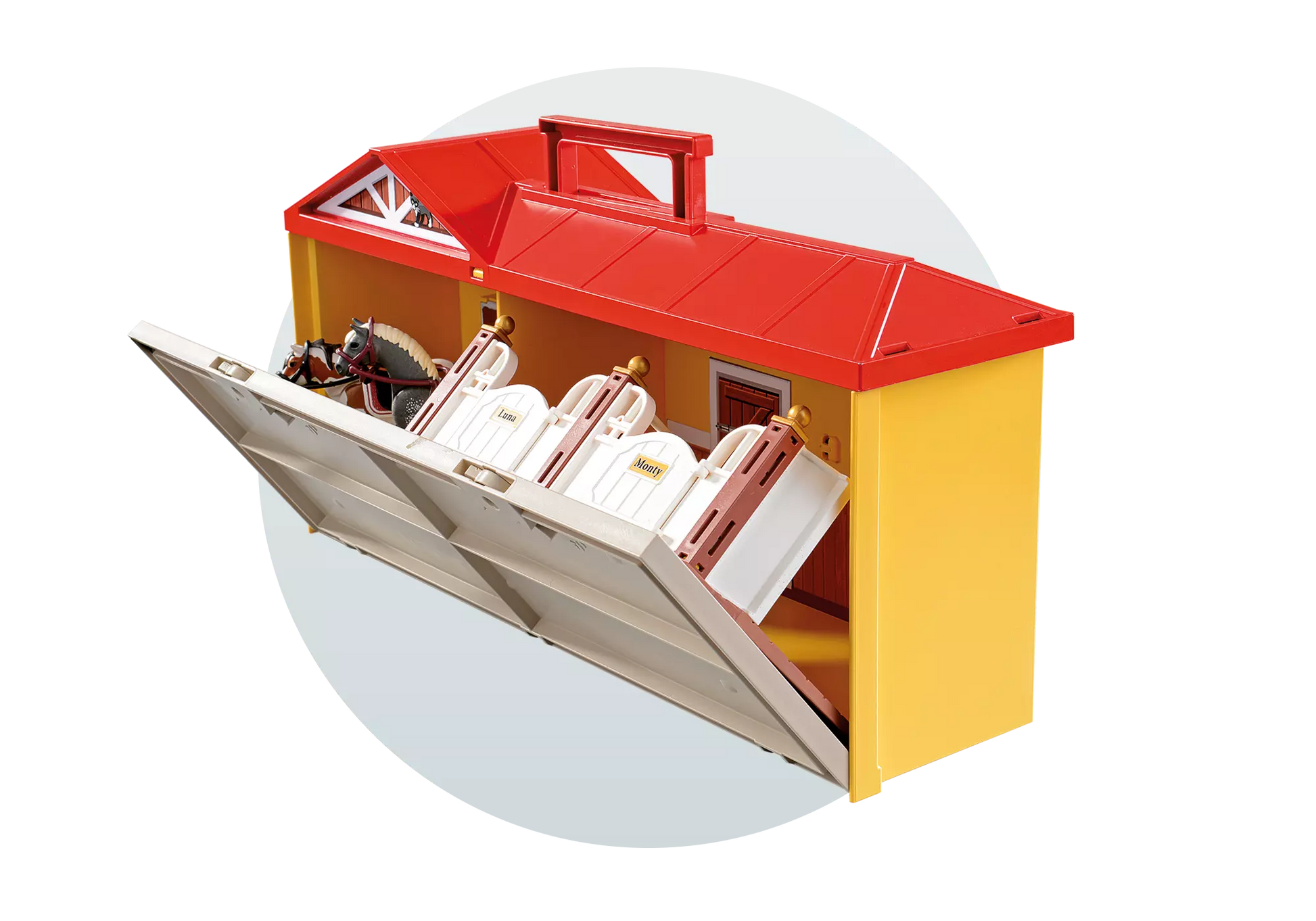 Playmobil 5671 Country Mein Mitnehm Pferdestall - plegobil