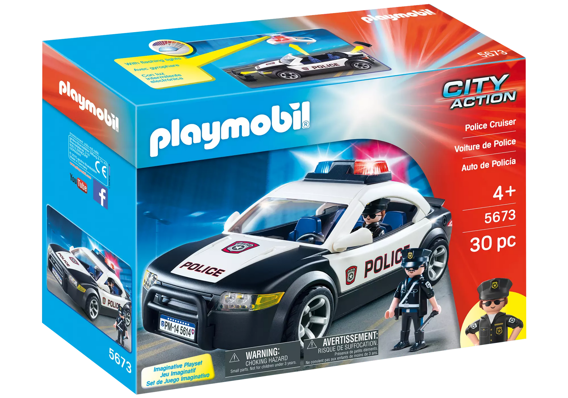 Playmobil 5673 City Action Polizeiauto - plegobil