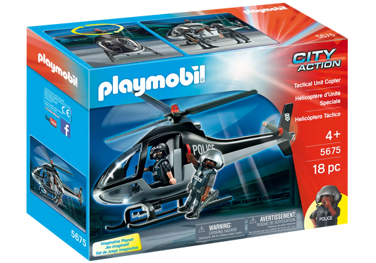 Playmobil 5675 City Action Polizeihubschrauber - plegobil
