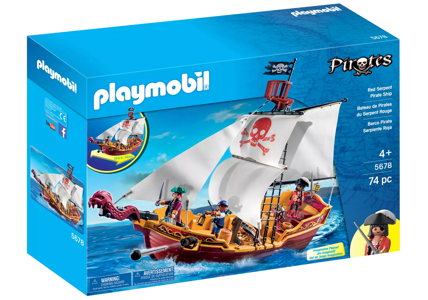 Playmobil 5678 Pirates Piratenschiff - plegobil