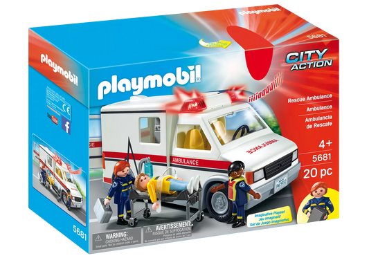 Playmobil 5681 City Action Amerikanischer Krankenwagen - plegobil