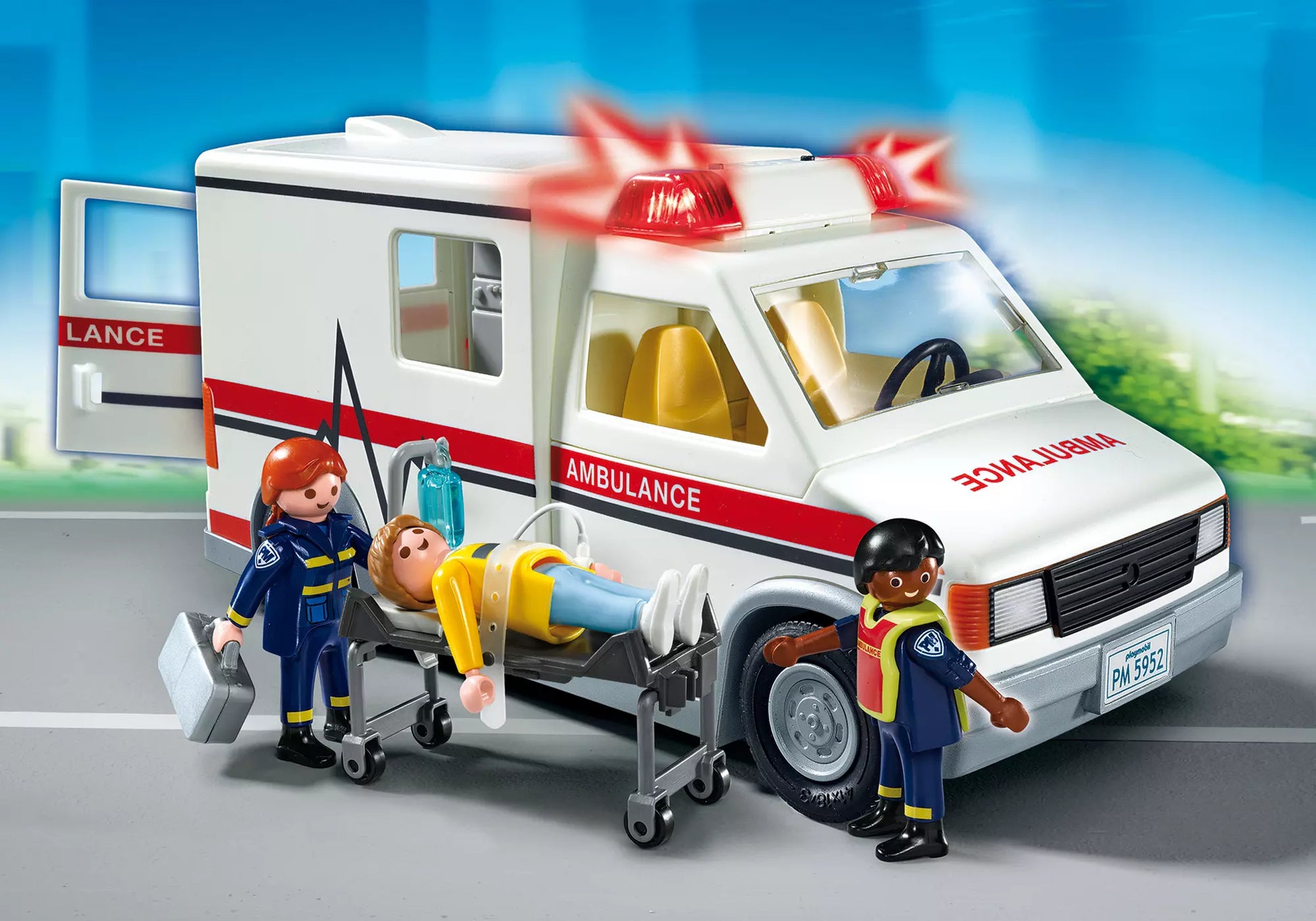 Playmobil 5681 City Action Amerikanischer Krankenwagen - plegobil