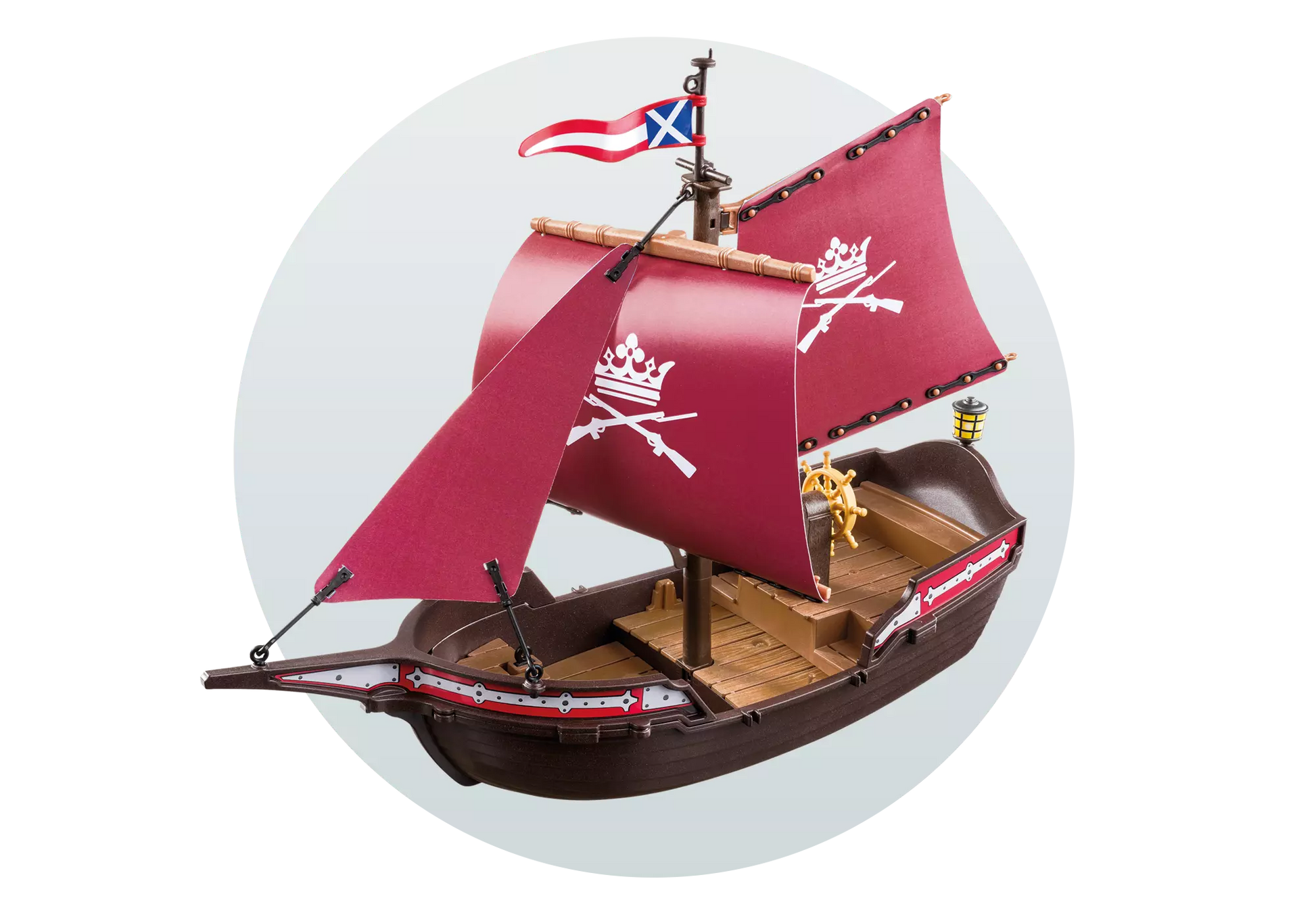 Playmobil 5683 Pirates Soldaten Patrouillenboot mit Kanone - plegobil