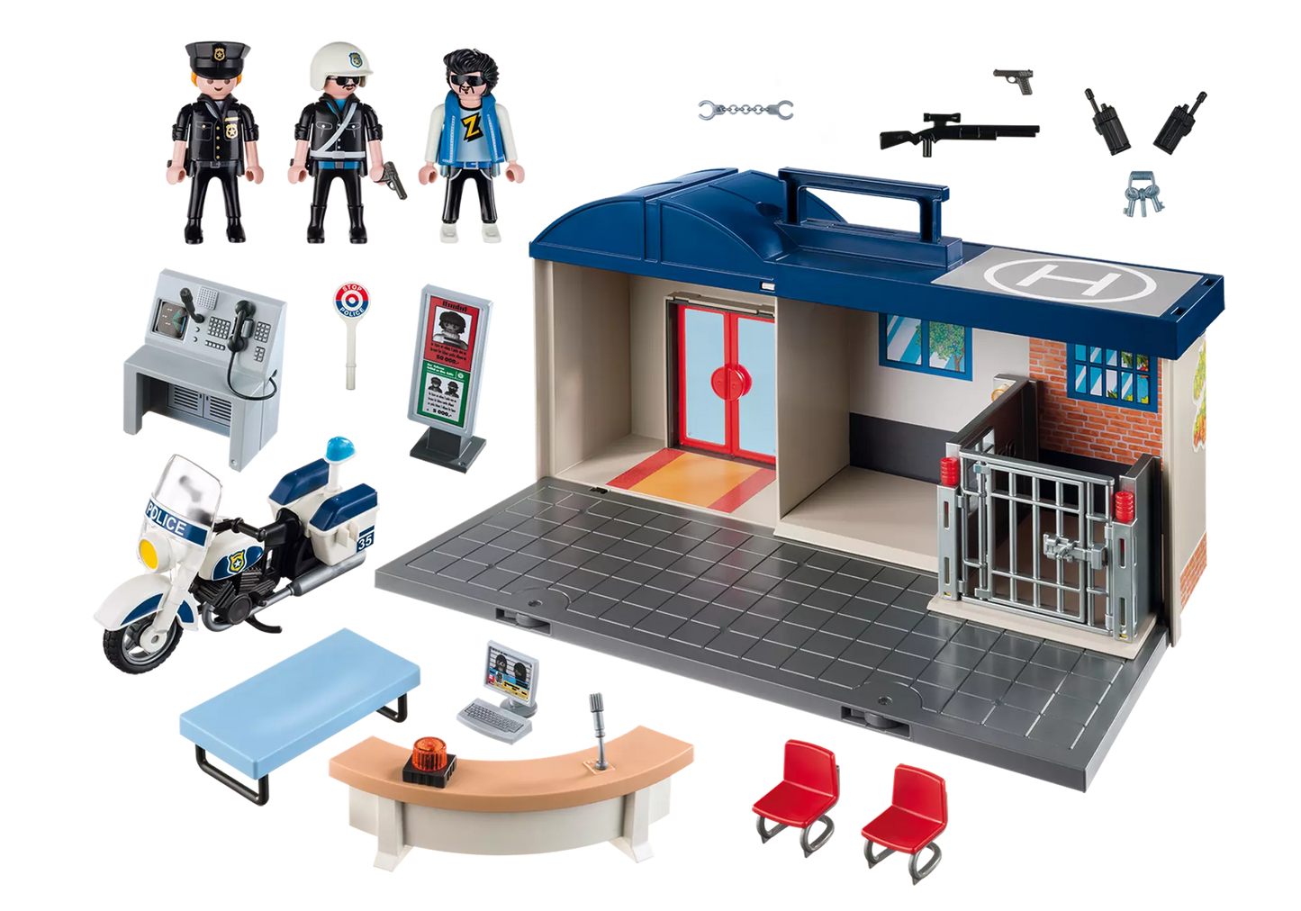 Playmobil 5689 City Action Mitnehm Polizeistation - plegobil