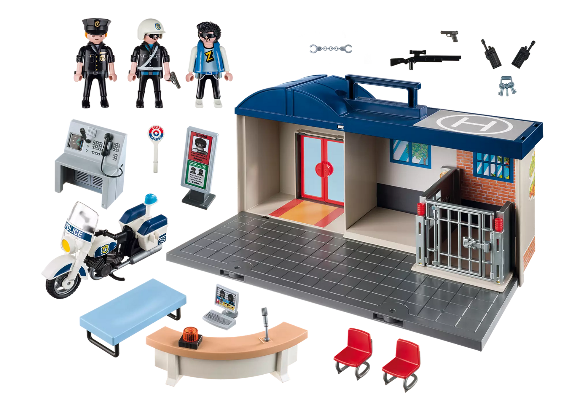 Playmobil 5689 City Action Mitnehm Polizeistation - plegobil