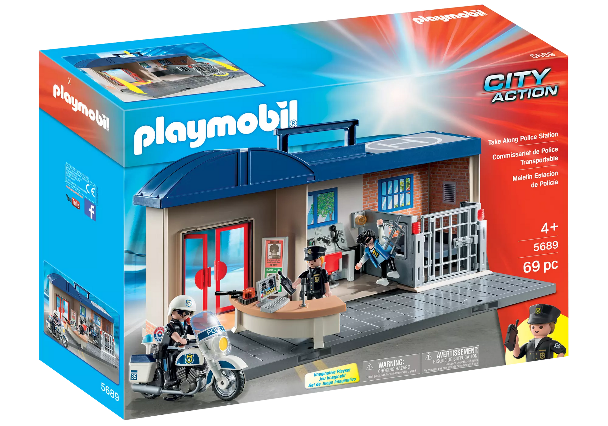 Playmobil 5689 City Action Mitnehm Polizeistation - plegobil