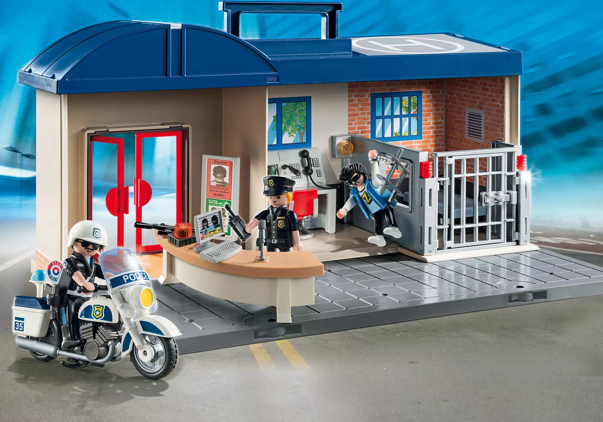 Playmobil 5689 City Action Mitnehm Polizeistation - plegobil