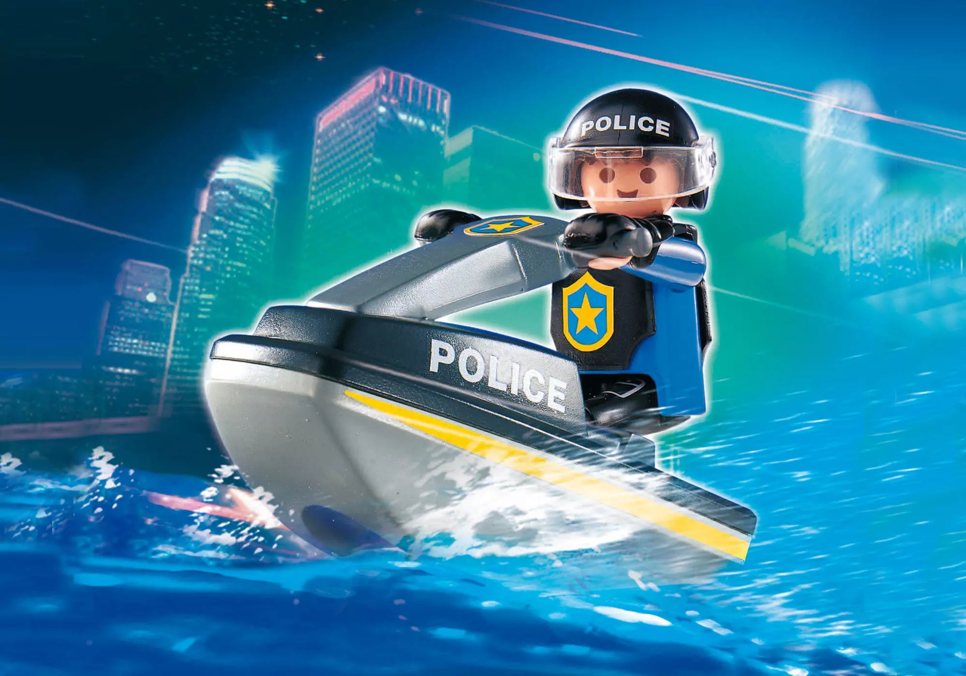 Playmobil 5773 City Action Polizei Jetski - plegobil