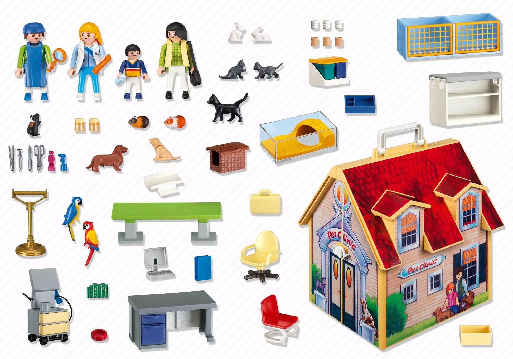 Playmobil 5870 City Life Mitnehm Tierklinik - plegobil