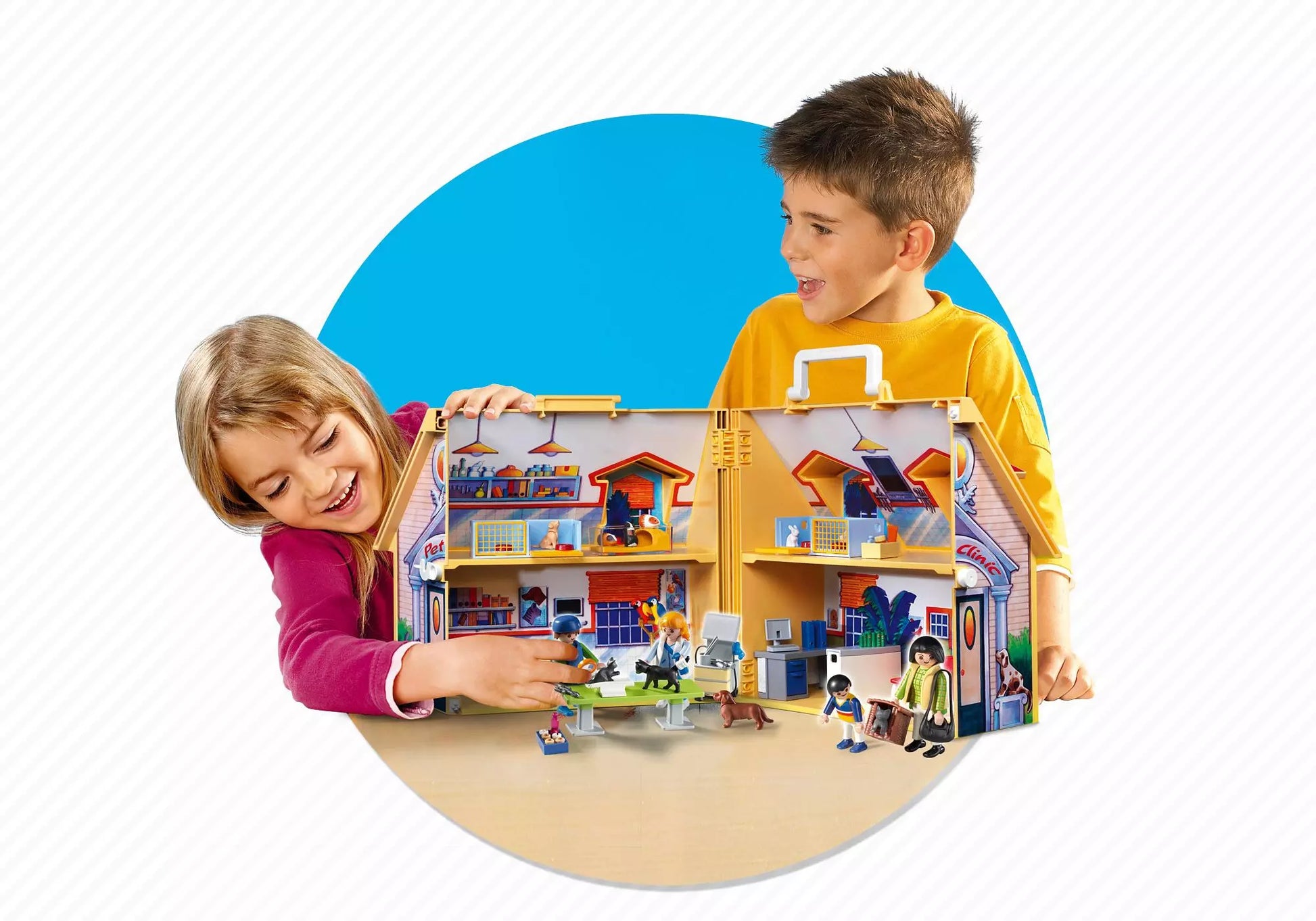 Playmobil 5870 City Life Mitnehm Tierklinik - plegobil