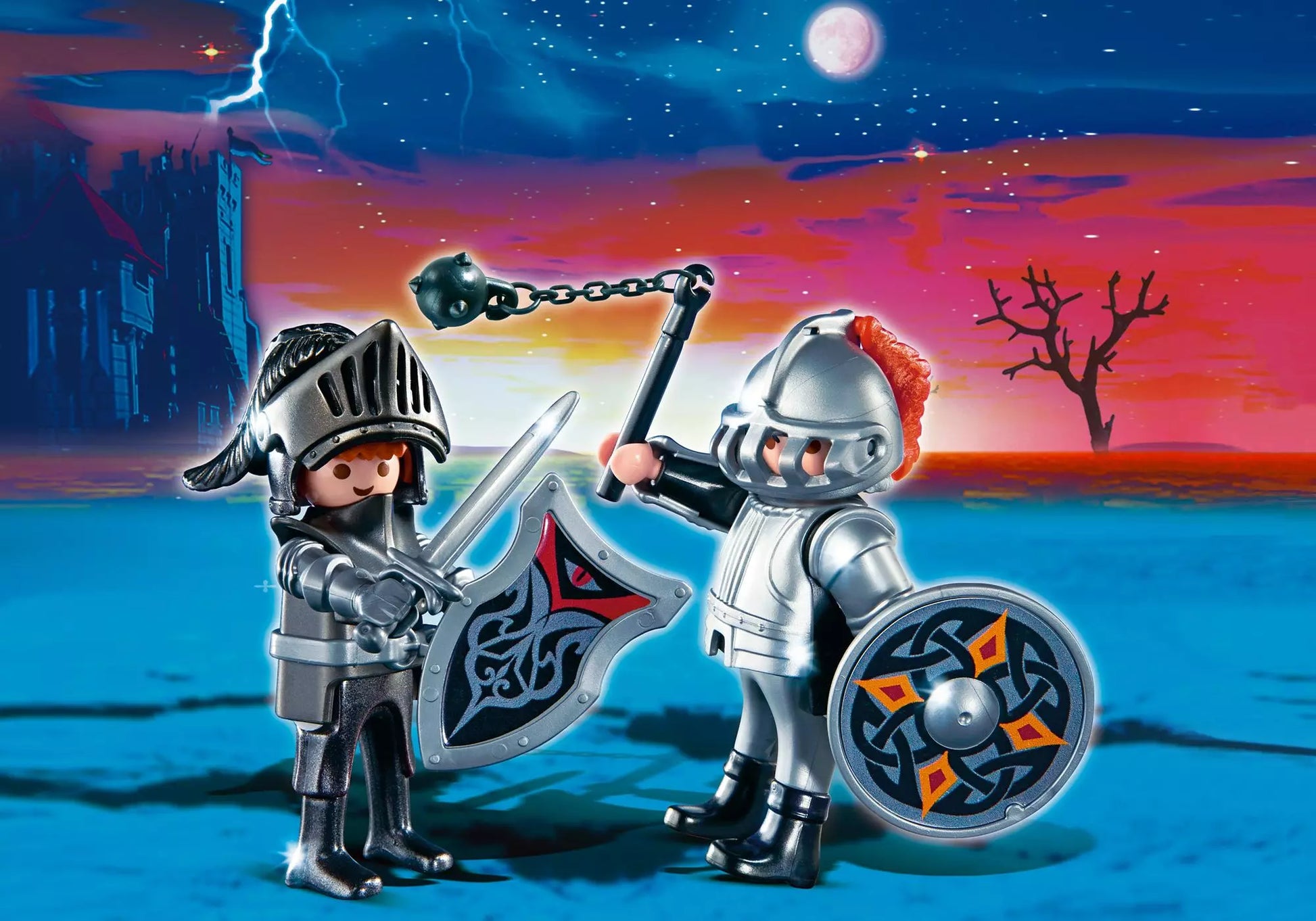 Playmobil 5886 Sammlerstück Knights DuoPack Eiserne Ritter - plegobil