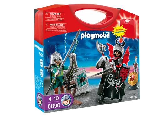Playmobil 5890 Knights Carry Case Ritterkampf - plegobil