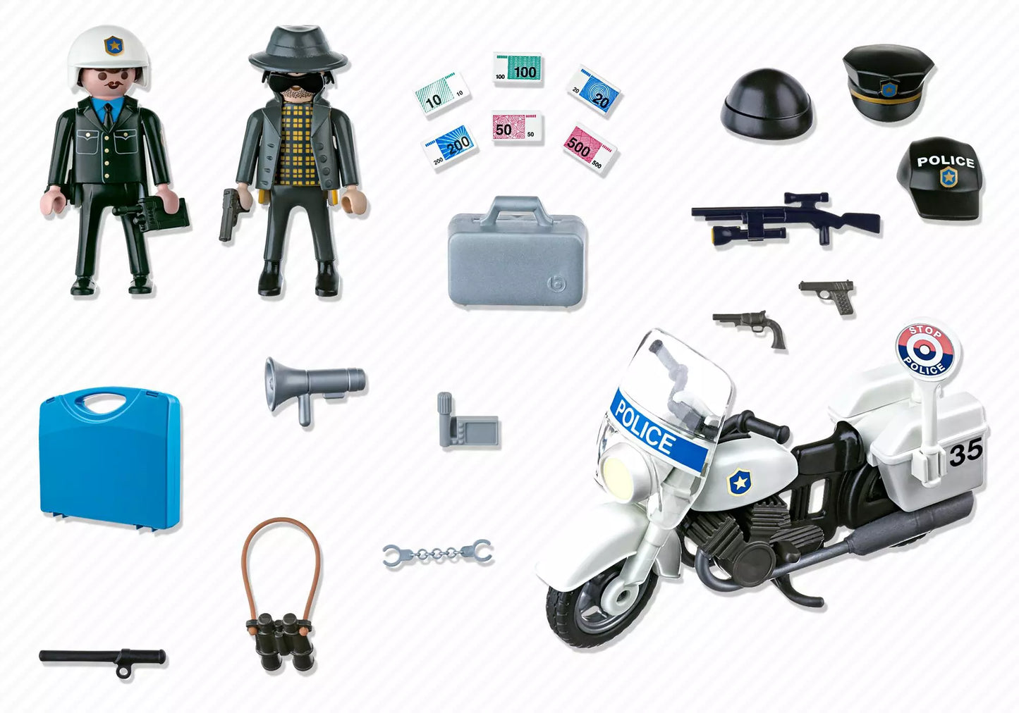 Playmobil 5891 City Action Carry Case Polizei und Dieb - plegobil