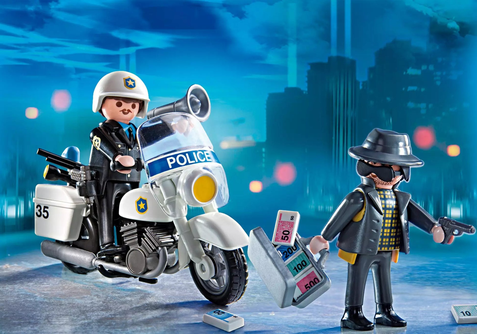 Playmobil 5891 City Action Carry Case Polizei und Dieb - plegobil