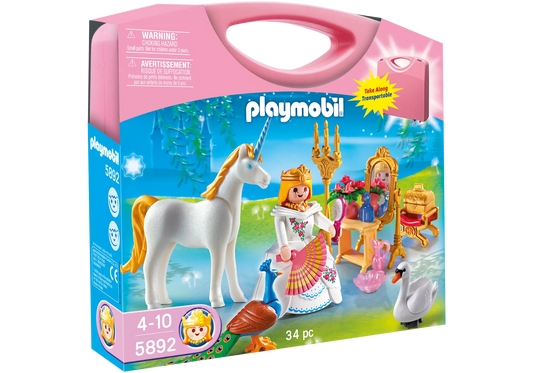 Playmobil 5892 Princess Carry Case Prinzessin und Magisches Schloss - plegobil