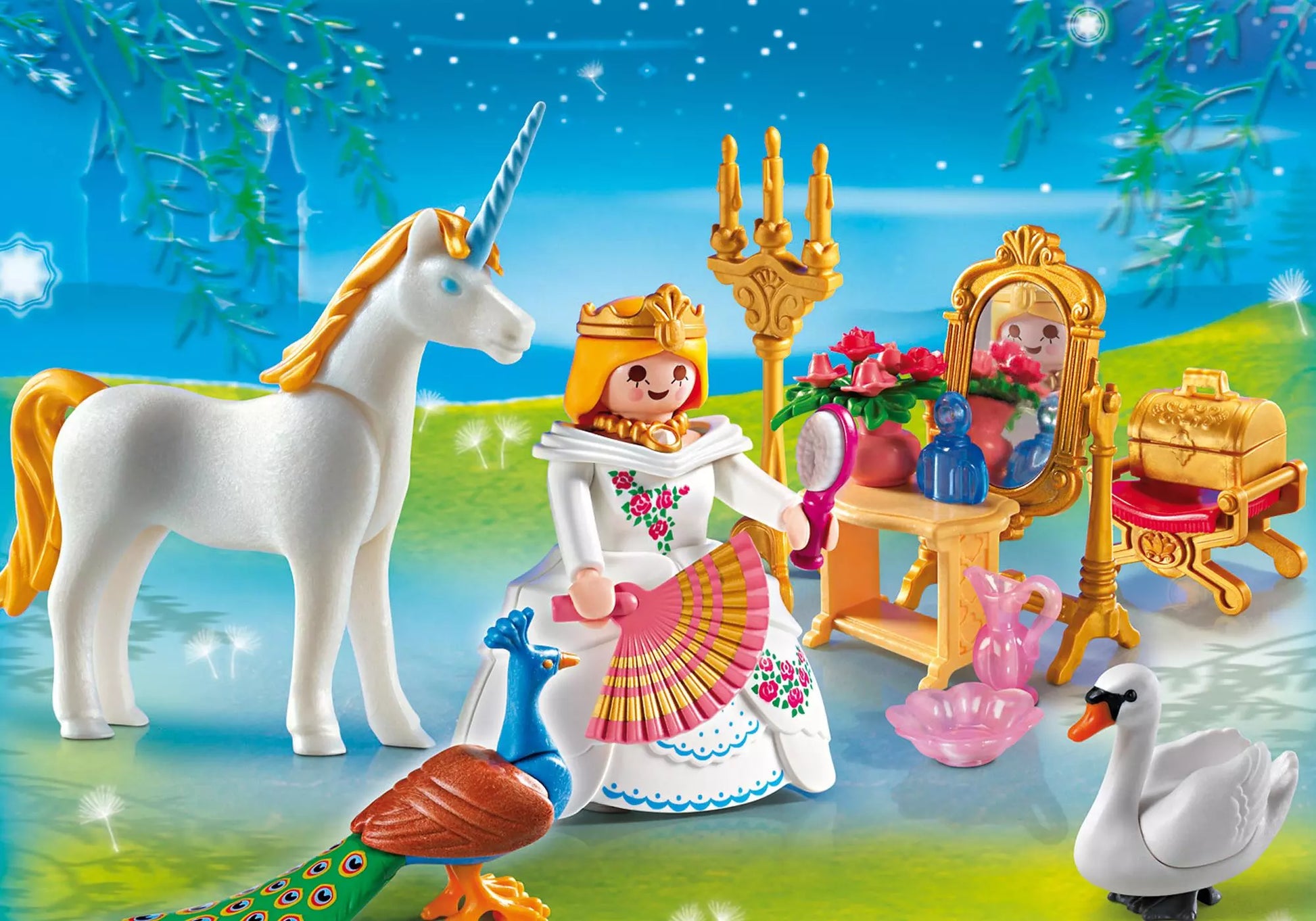 Playmobil 5892 Princess Carry Case Prinzessin und Magisches Schloss - plegobil
