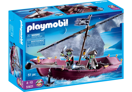 Playmobil 5901 Pirates Geisterschiff mit Besatzung - plegobil