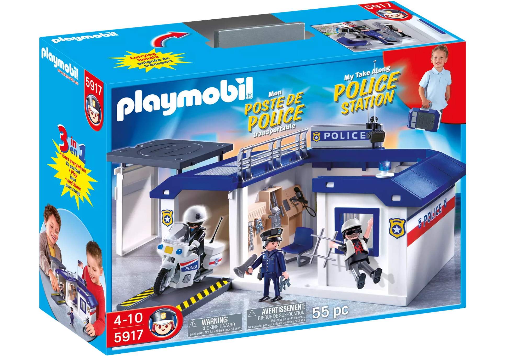 Playmobil 5917 City Action Mitnehm Polizeistation - plegobil