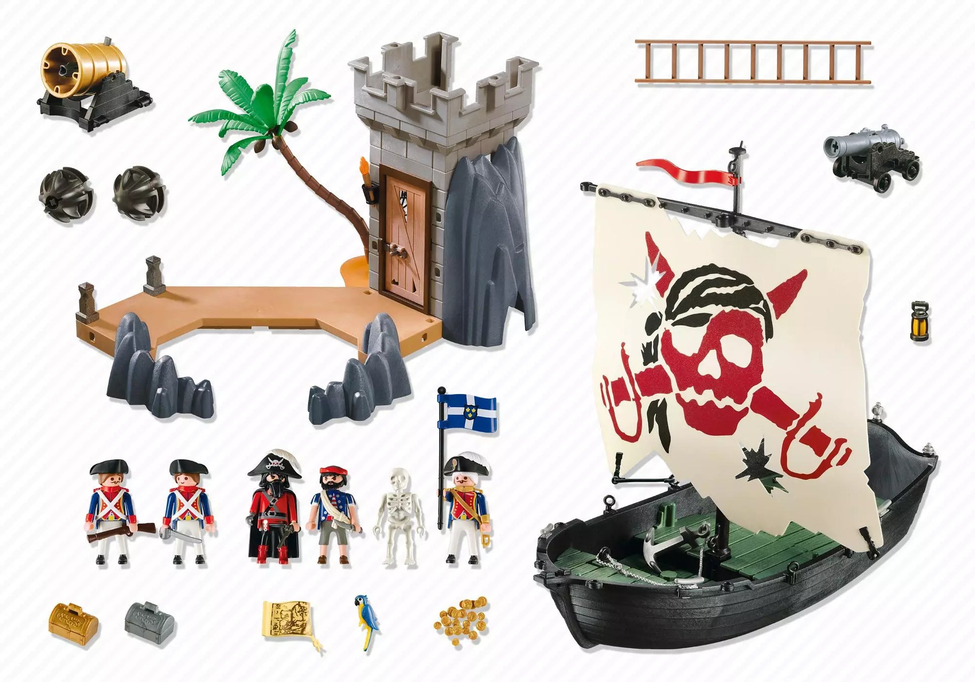 Playmobil 5919 Pirates Piratenangriff auf die Soldatenbastion - plegobil