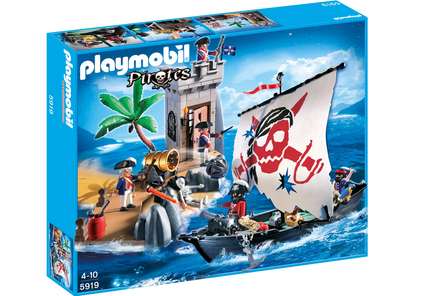 Playmobil 5919 Pirates Piratenangriff auf die Soldatenbastion - plegobil