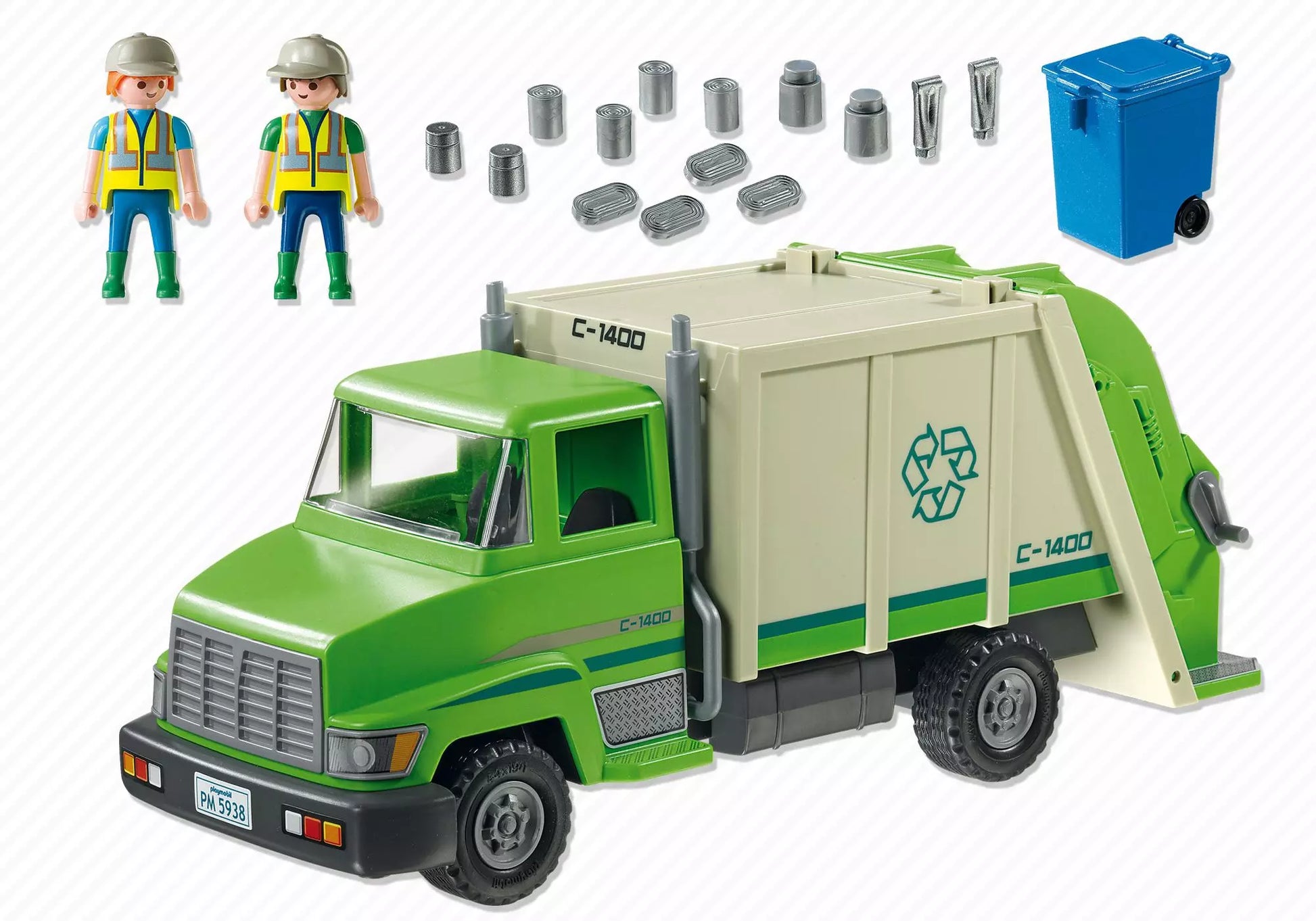 Playmobil 5938 Amerikanischer Recycling Truck - plegobil