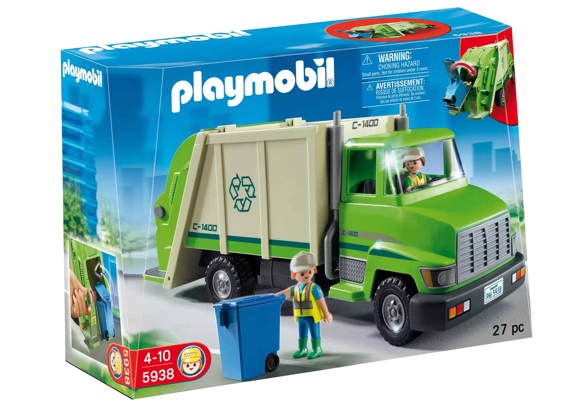 Playmobil 5938 Amerikanischer Recycling Truck - plegobil