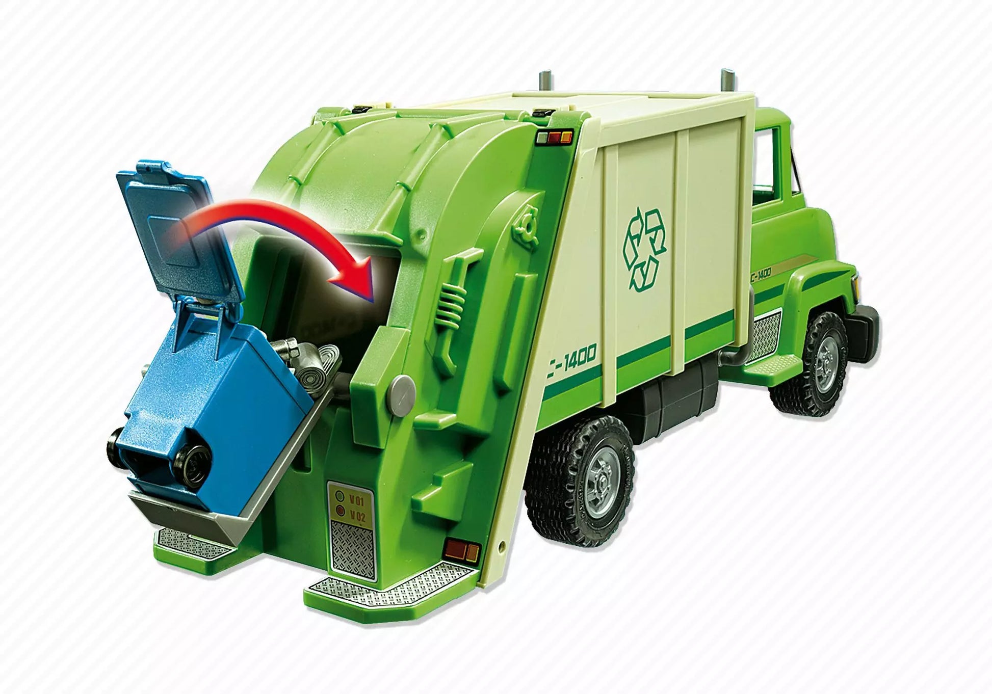 Playmobil 5938 Amerikanischer Recycling Truck - plegobil
