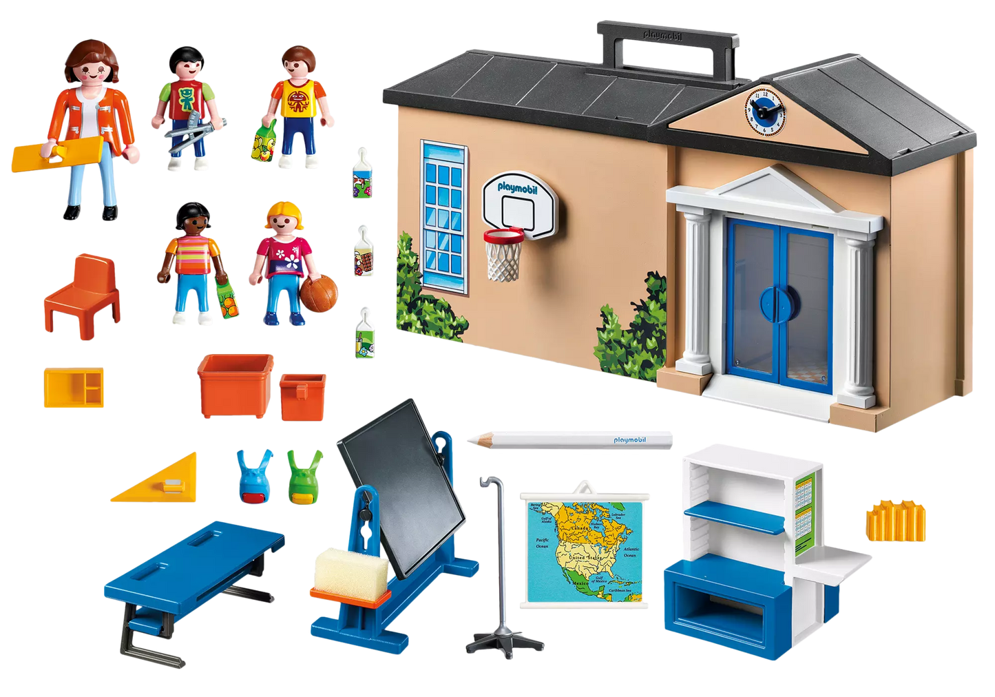 Playmobil 5941 City Life Meine Schule zum Mitnehmen - plegobil