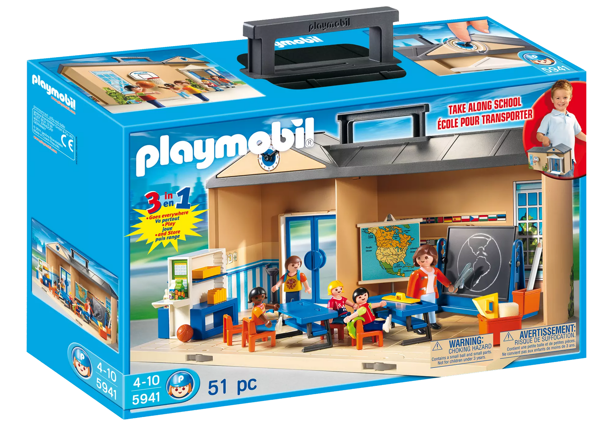 Playmobil 5941 City Life Meine Schule zum Mitnehmen - plegobil