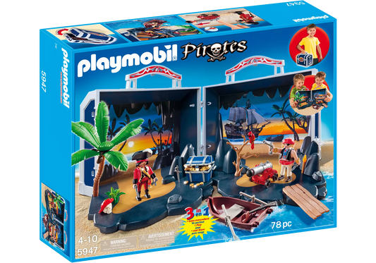 Playmobil 5947 Pirates Aufklapp Spiel Box Piratenschatz - plegobil