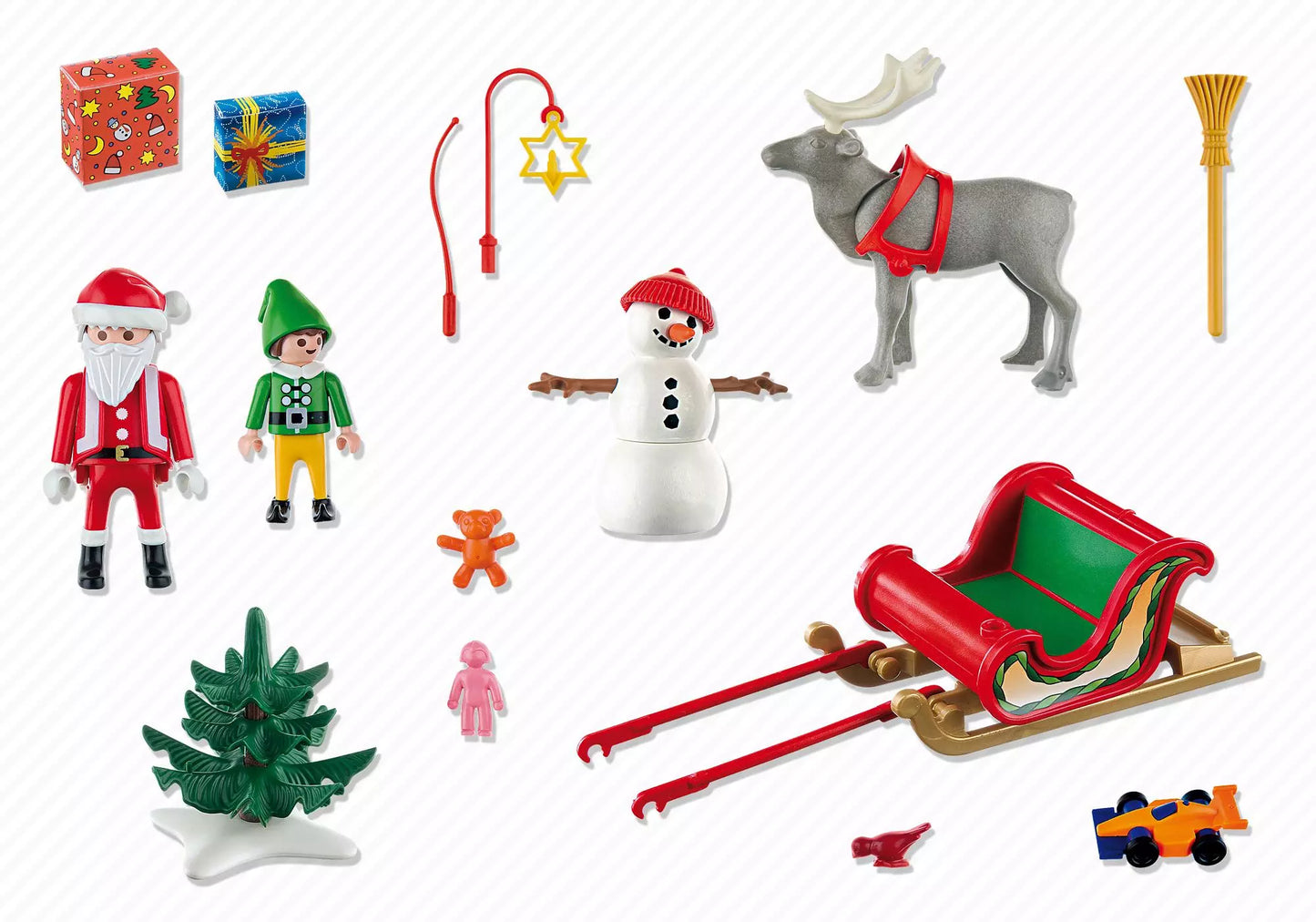 Playmobil 5956 Christmas Carry Case Weihnachtsmann mit Schlitten - plegobil