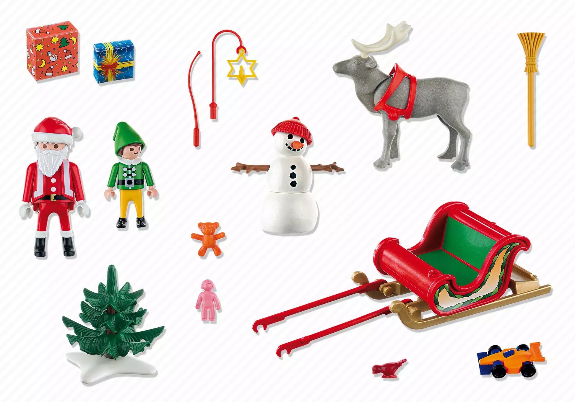 Playmobil 5956 Christmas Carry Case Weihnachtsmann mit Schlitten - plegobil