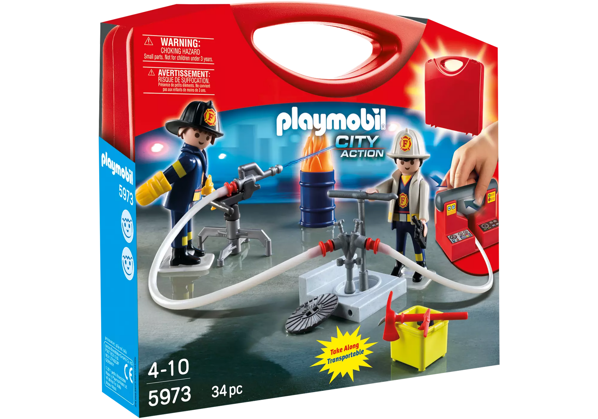 Playmobil 5973 City Action Carry Case Feuerwehr - plegobil