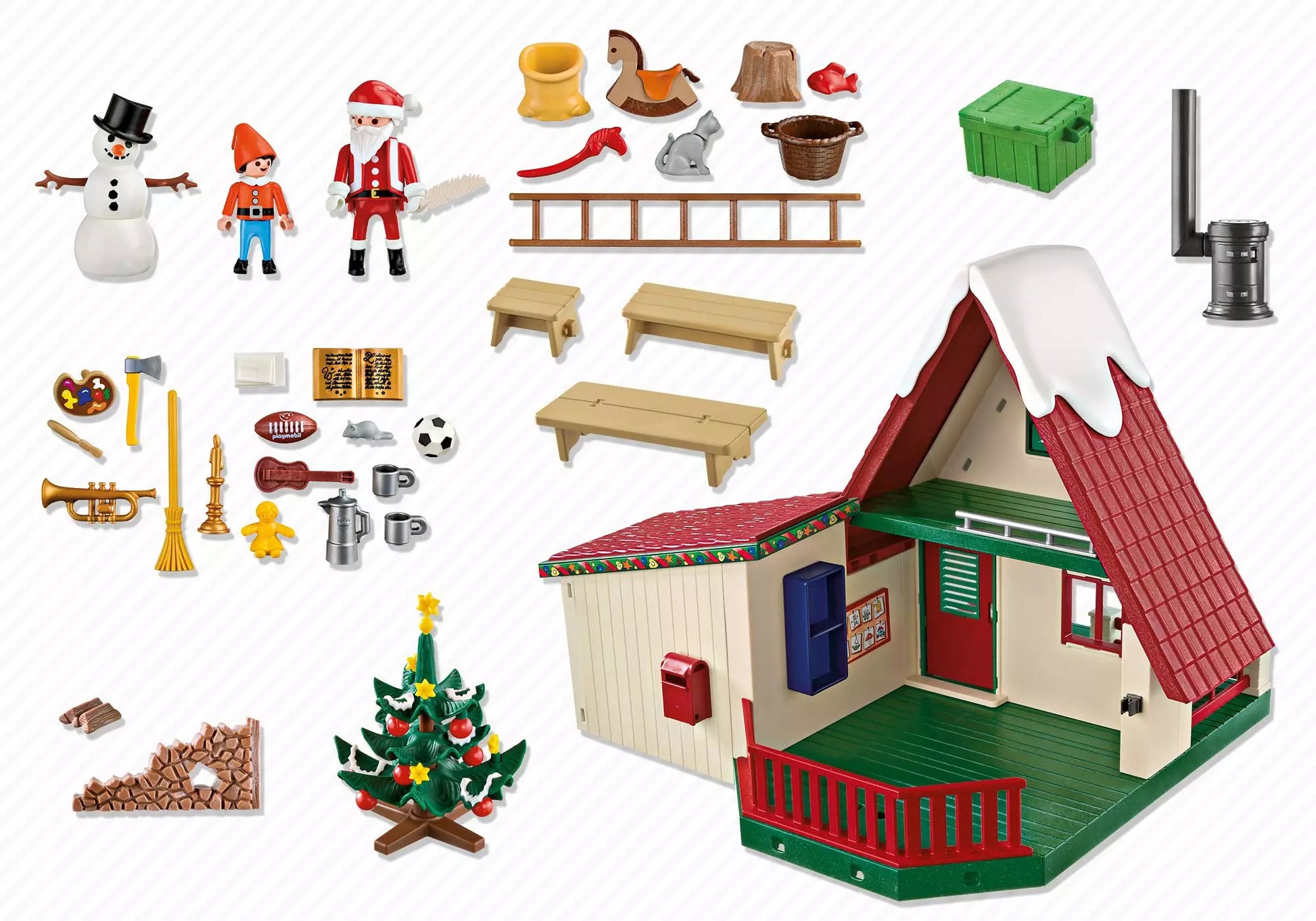 Playmobil 5976 Christmas Zuhause beim Weihnachtsmann - plegobil