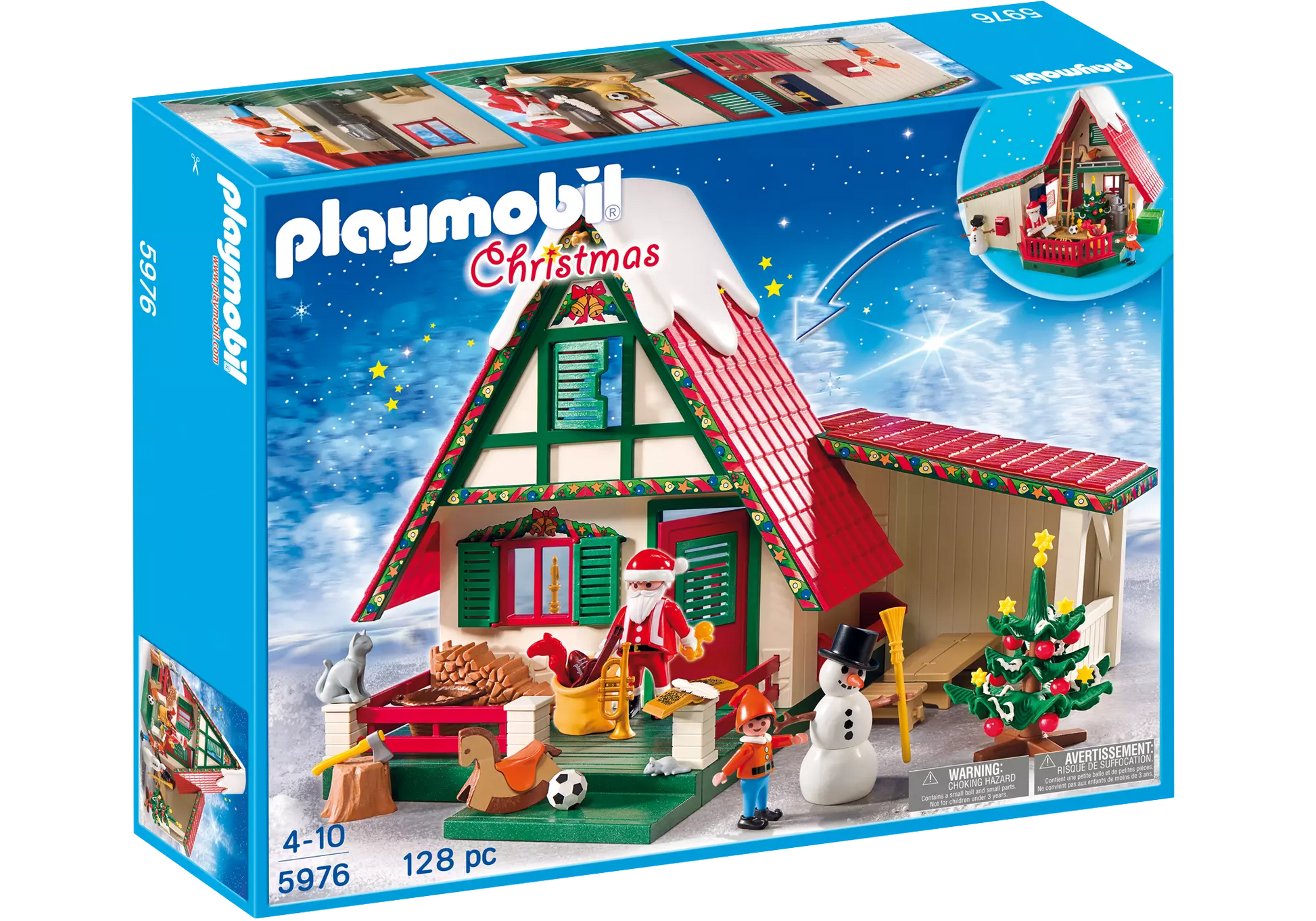 Playmobil 5976 Christmas Zuhause beim Weihnachtsmann - plegobil
