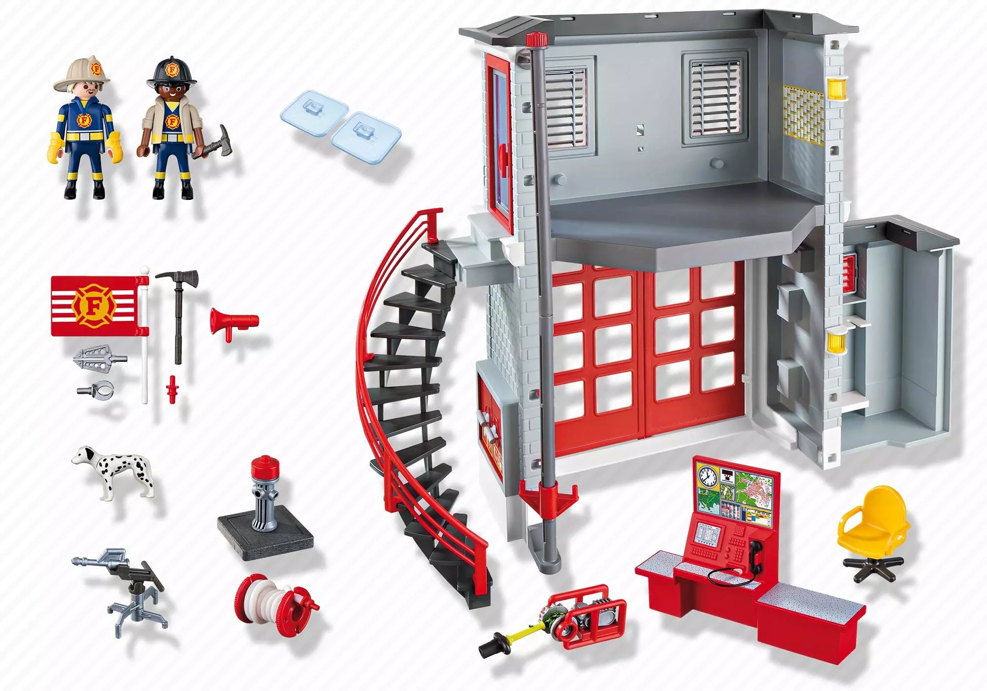 Playmobil 5981 City Action Amerikanische Feuerwehrstation - plegobil