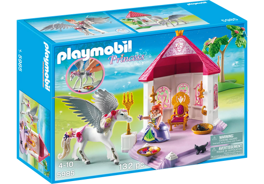 Playmobil 5985 Princess Prinzessinnen Pavillon mit Pegasus - plegobil