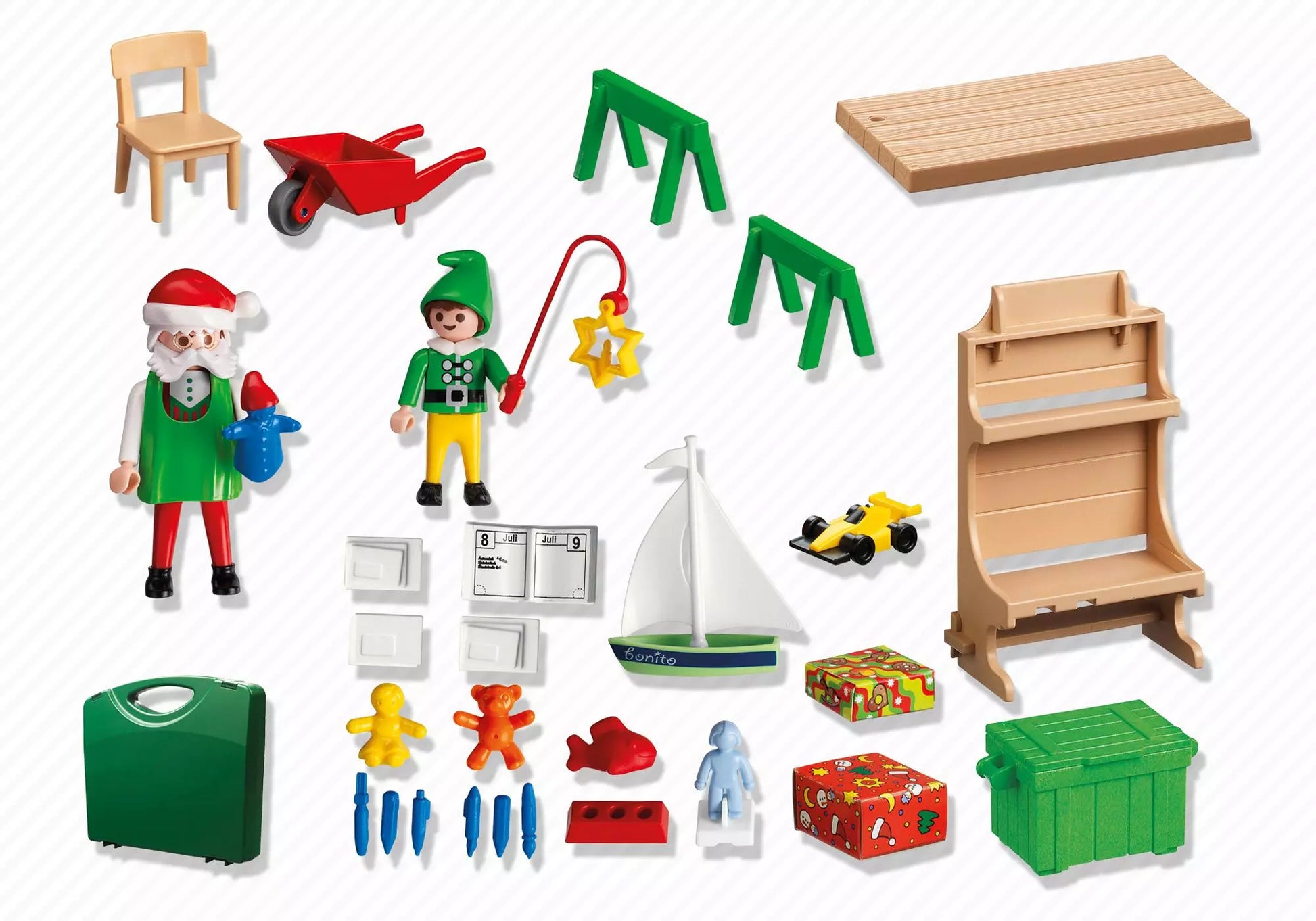 Playmobil 5987 Christmas Carry Case Weihnachtsmann mit Elf - plegobil
