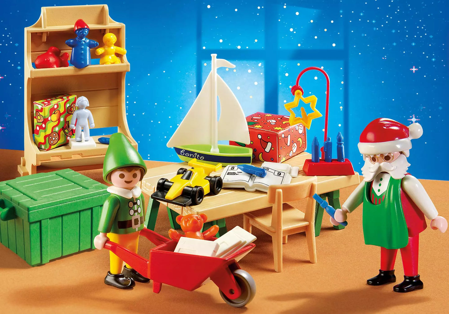 Playmobil 5987 Christmas Carry Case Weihnachtsmann mit Elf - plegobil