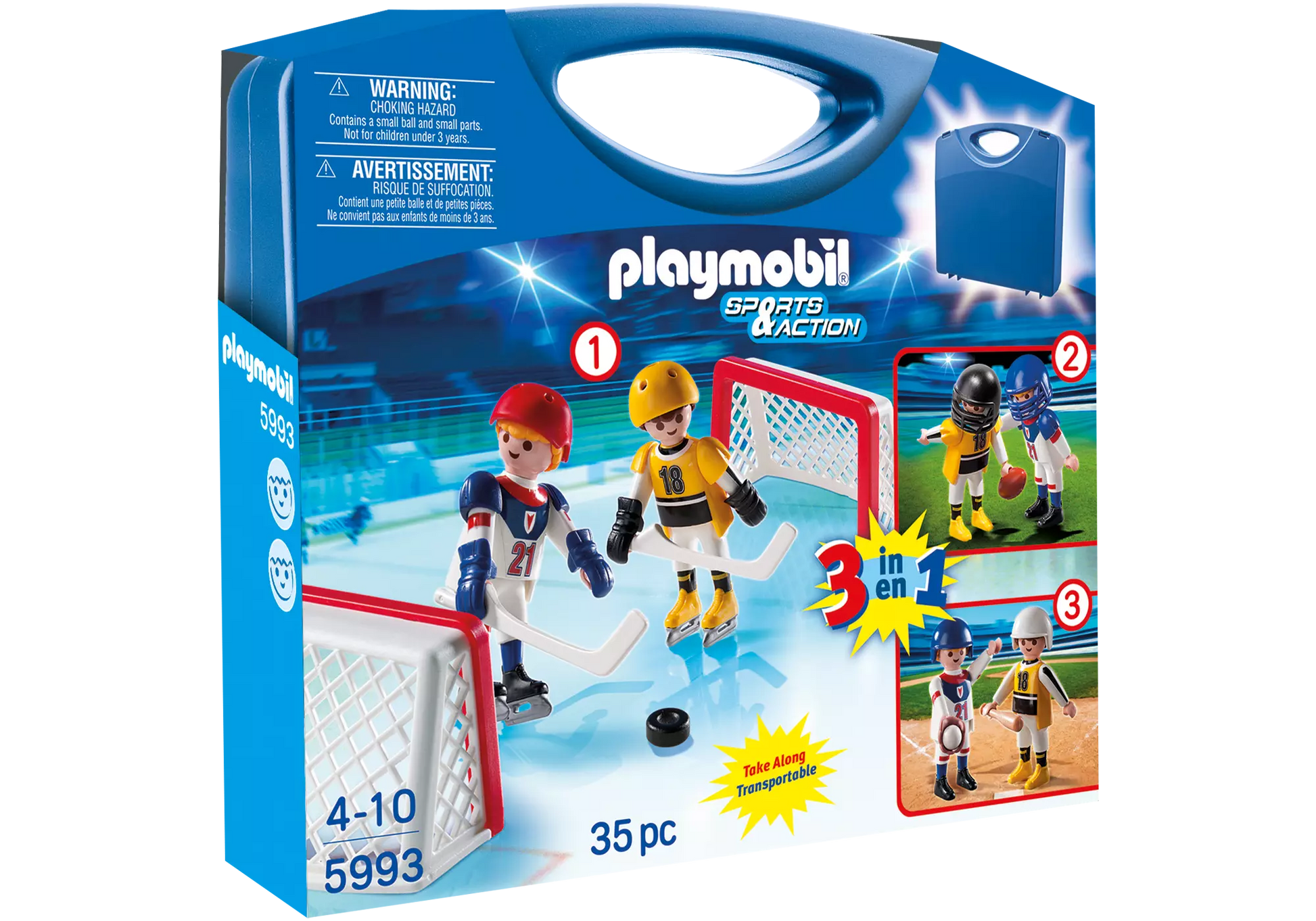 Playmobil 5993 Sports & Action Carry Case Eishockey - plegobil