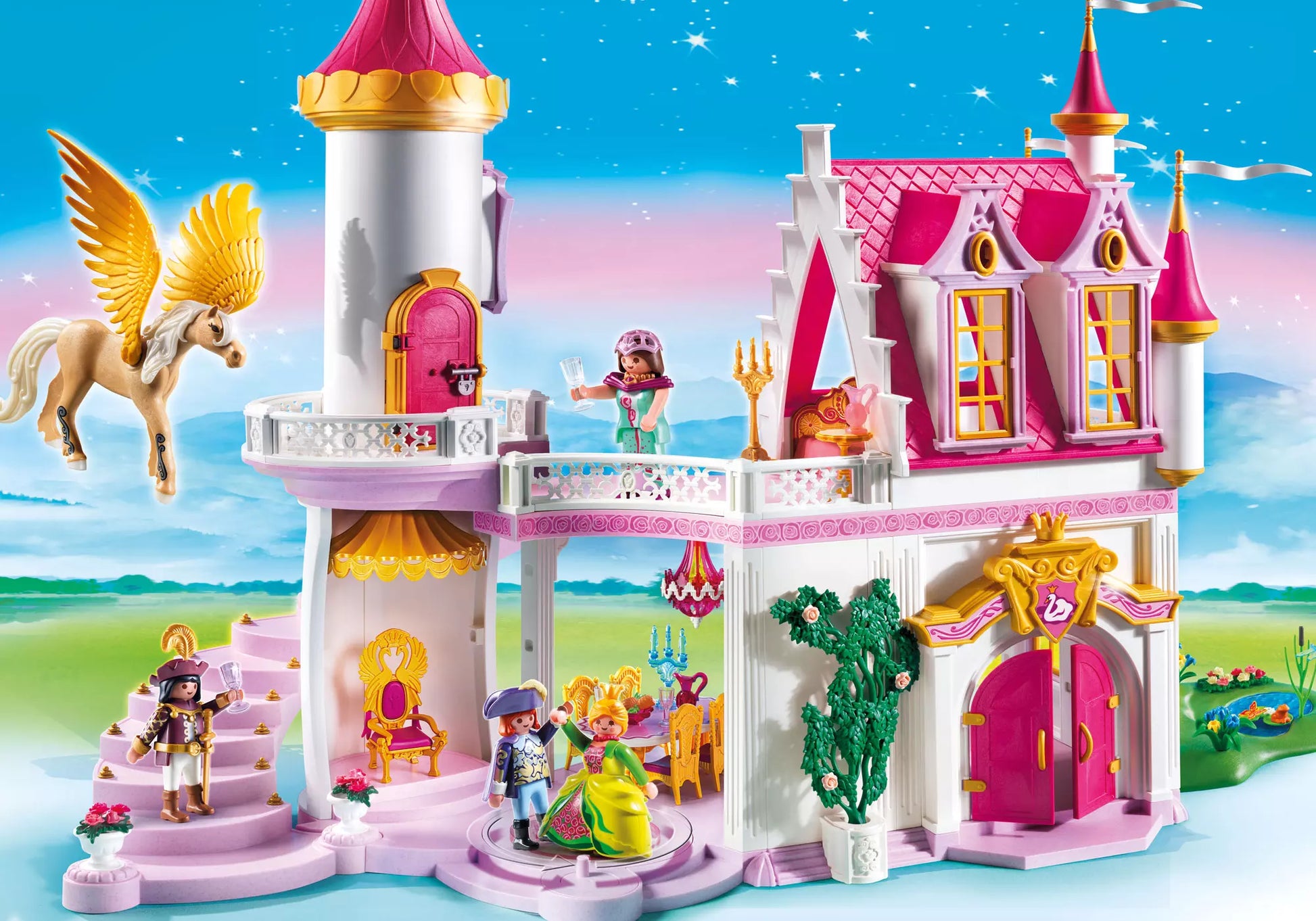 Playmobil 5997 Princess Prinzessinnen Schloss mit Pegasus - plegobil