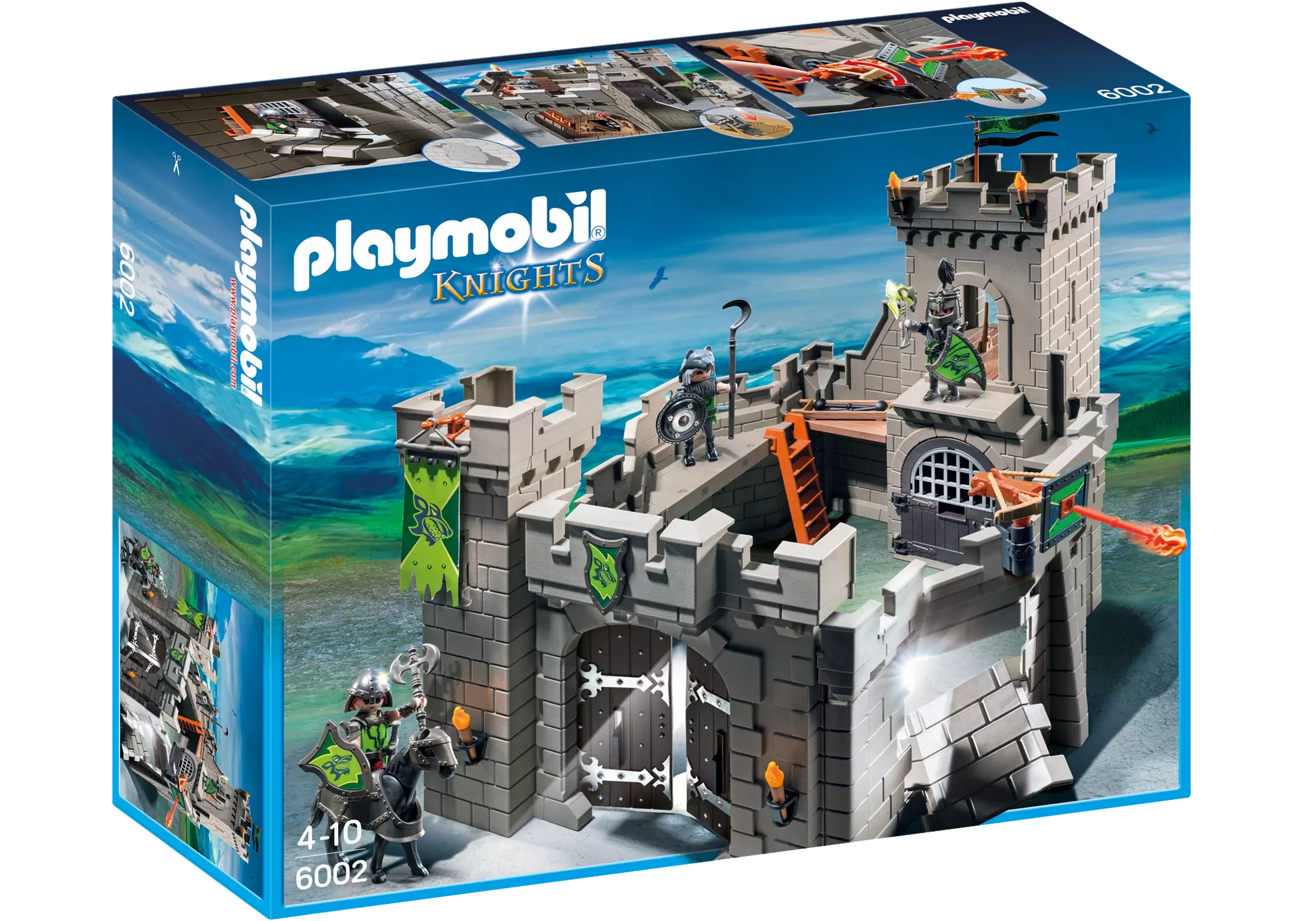 Playmobil 6002 Knights Burg der Wolfskrieger - plegobil