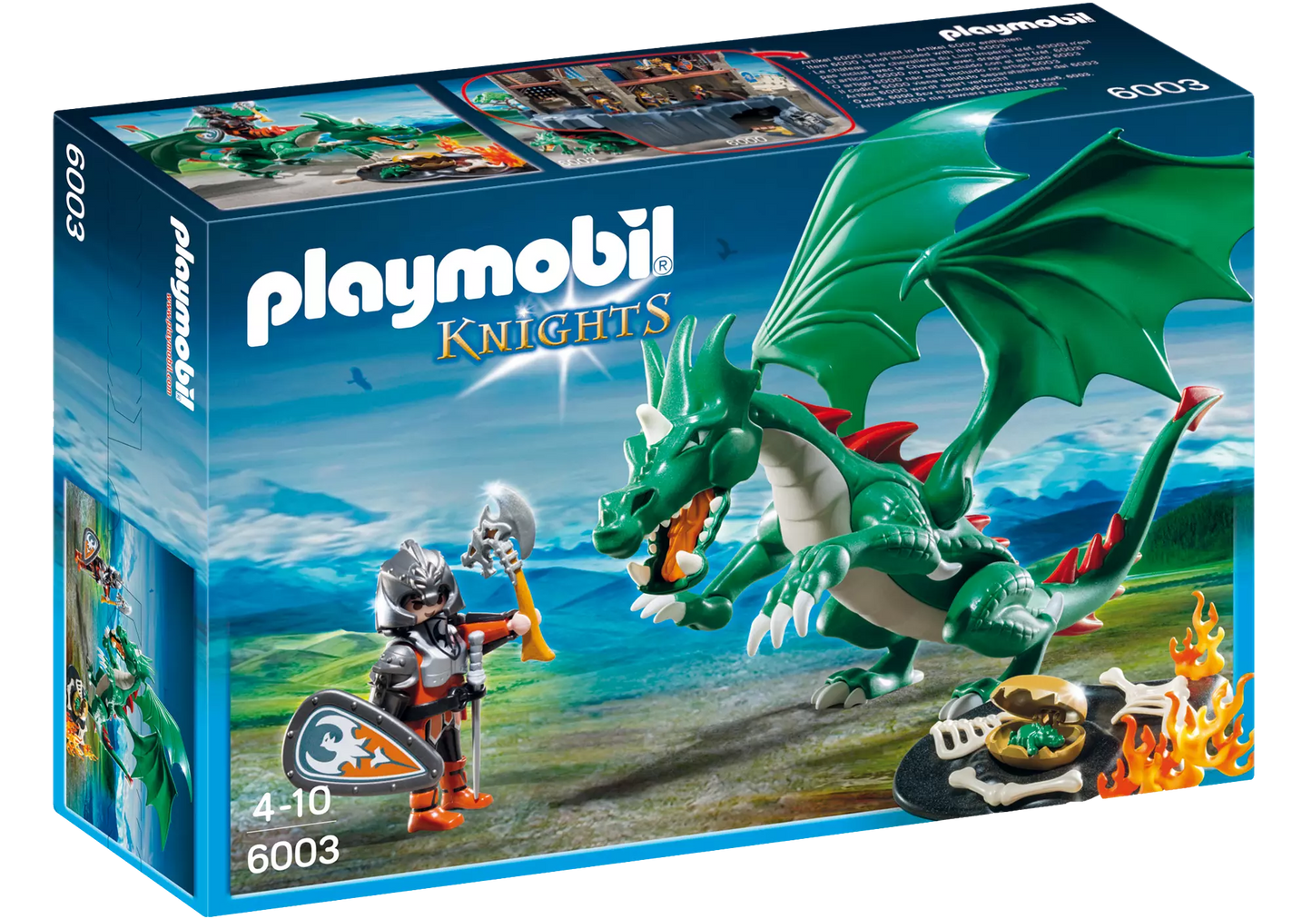 Playmobil 6003 Knights Großer Burgdrache - plegobil