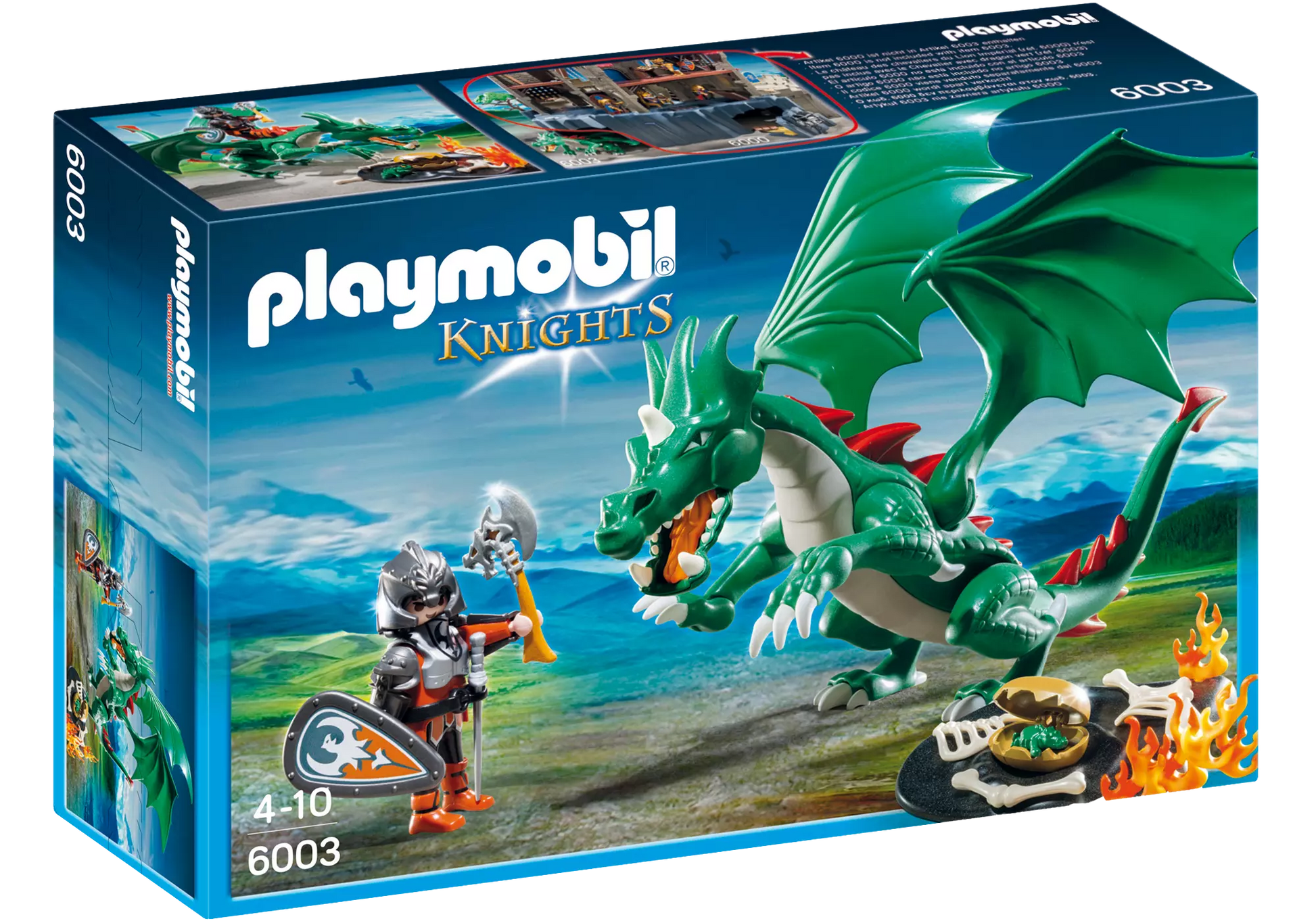 Playmobil 6003 Knights Großer Burgdrache - plegobil
