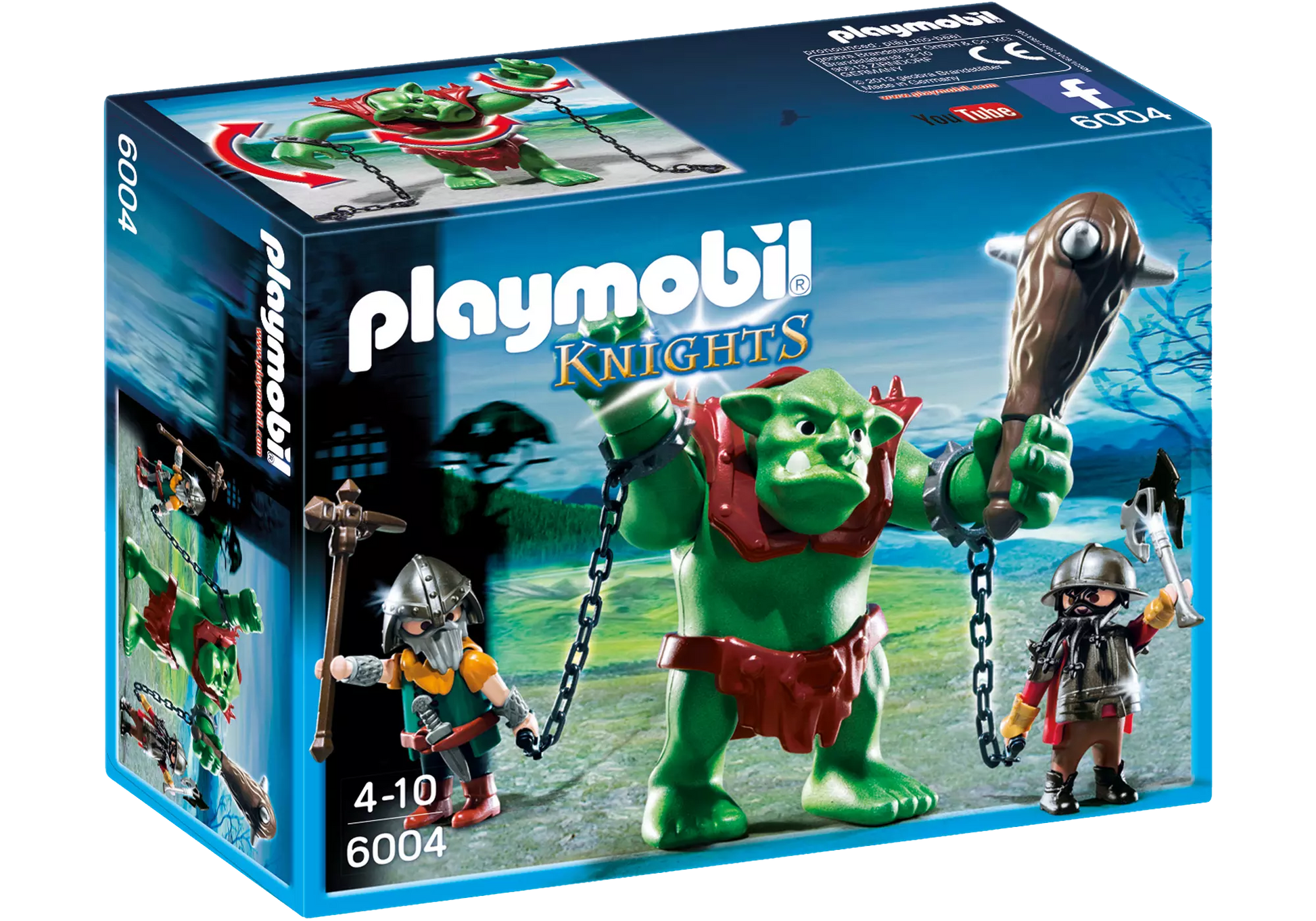 Playmobil 6004 Knights Riesentroll mit Zwergenkämpfern - plegobil