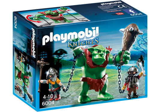 Playmobil 6004 Knights Riesentroll mit Zwergenkämpfern - plegobil