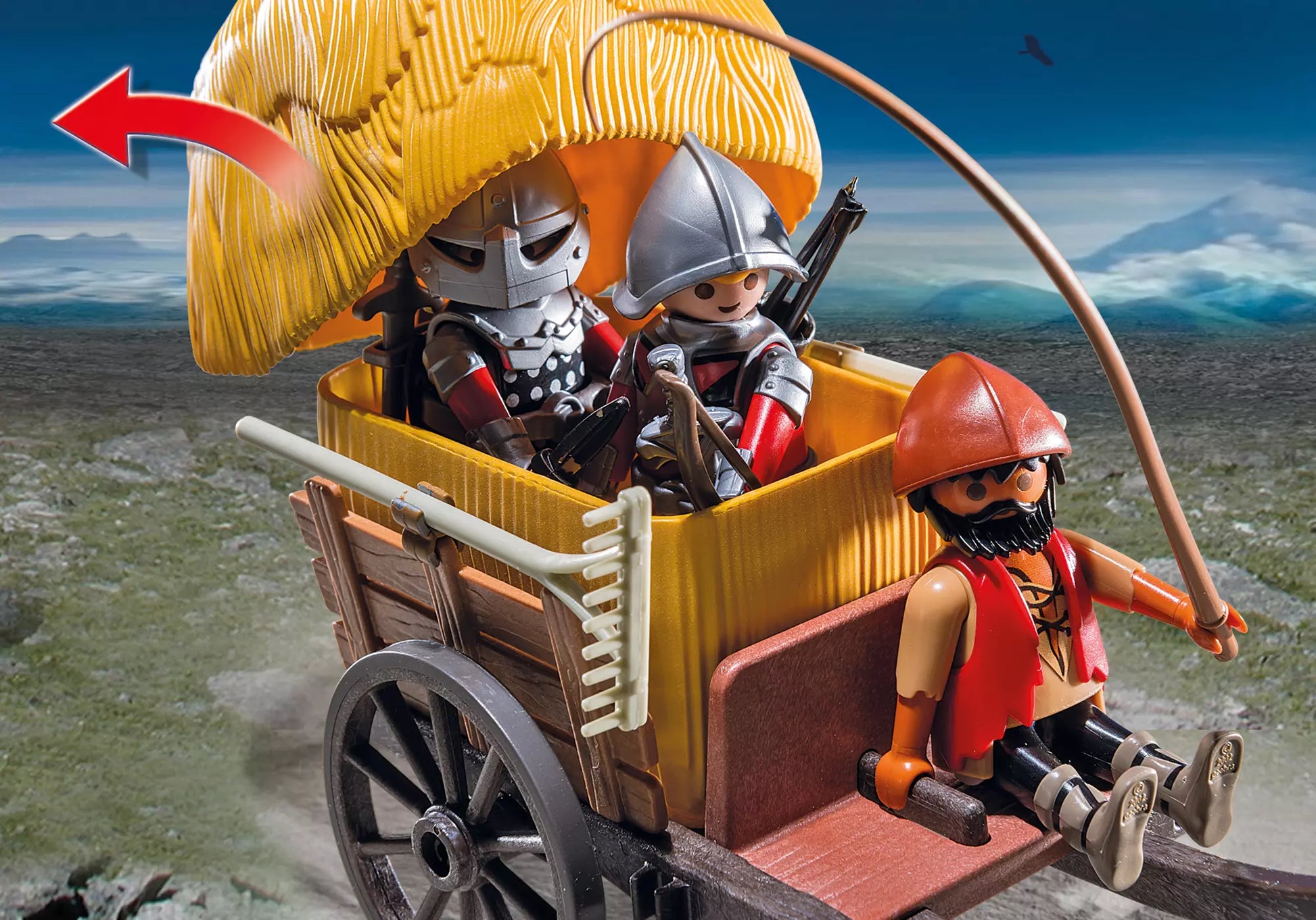 Playmobil 6005 Knights Tarnkutsche der Falkenritter - plegobil